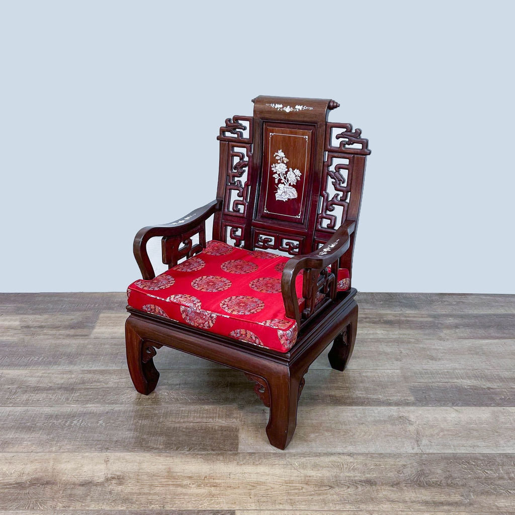 Oriental Rosewood Armchair