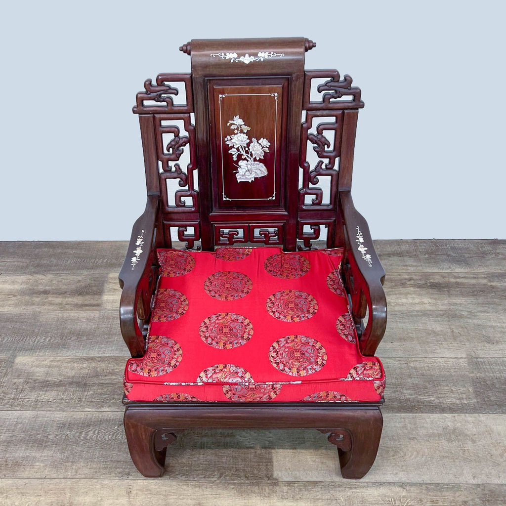 Oriental Rosewood Armchair