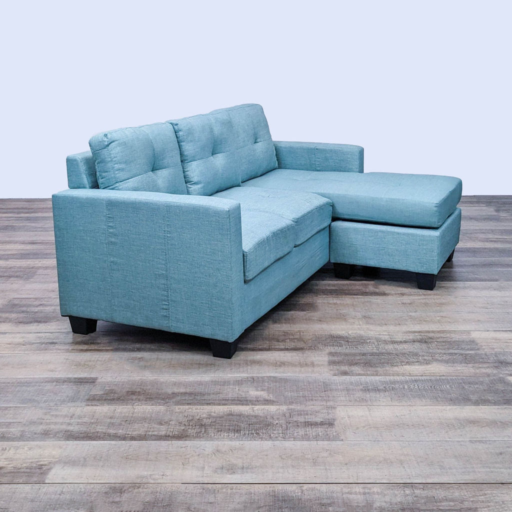 Compact Sectional With Ottoman