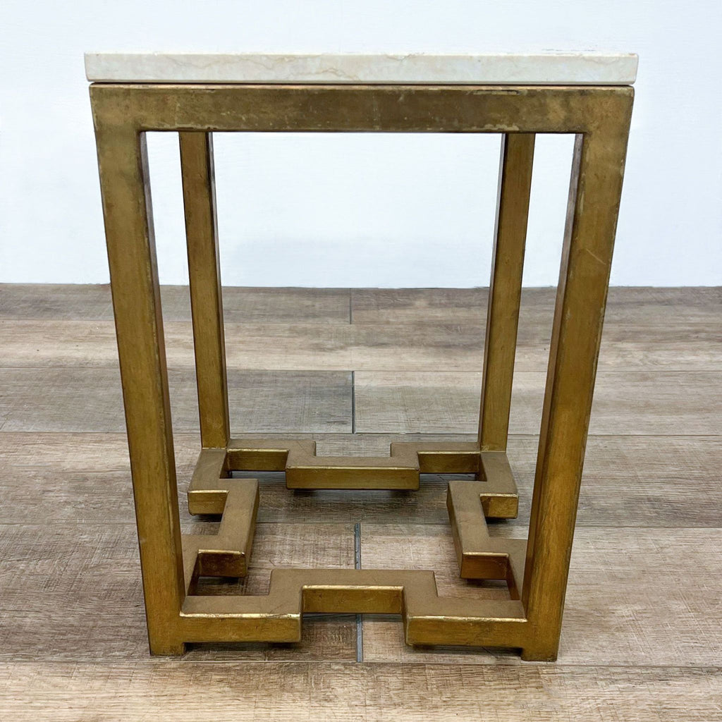 Marble Top Accent Table