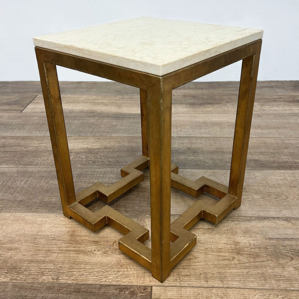 Marble Top Accent Table