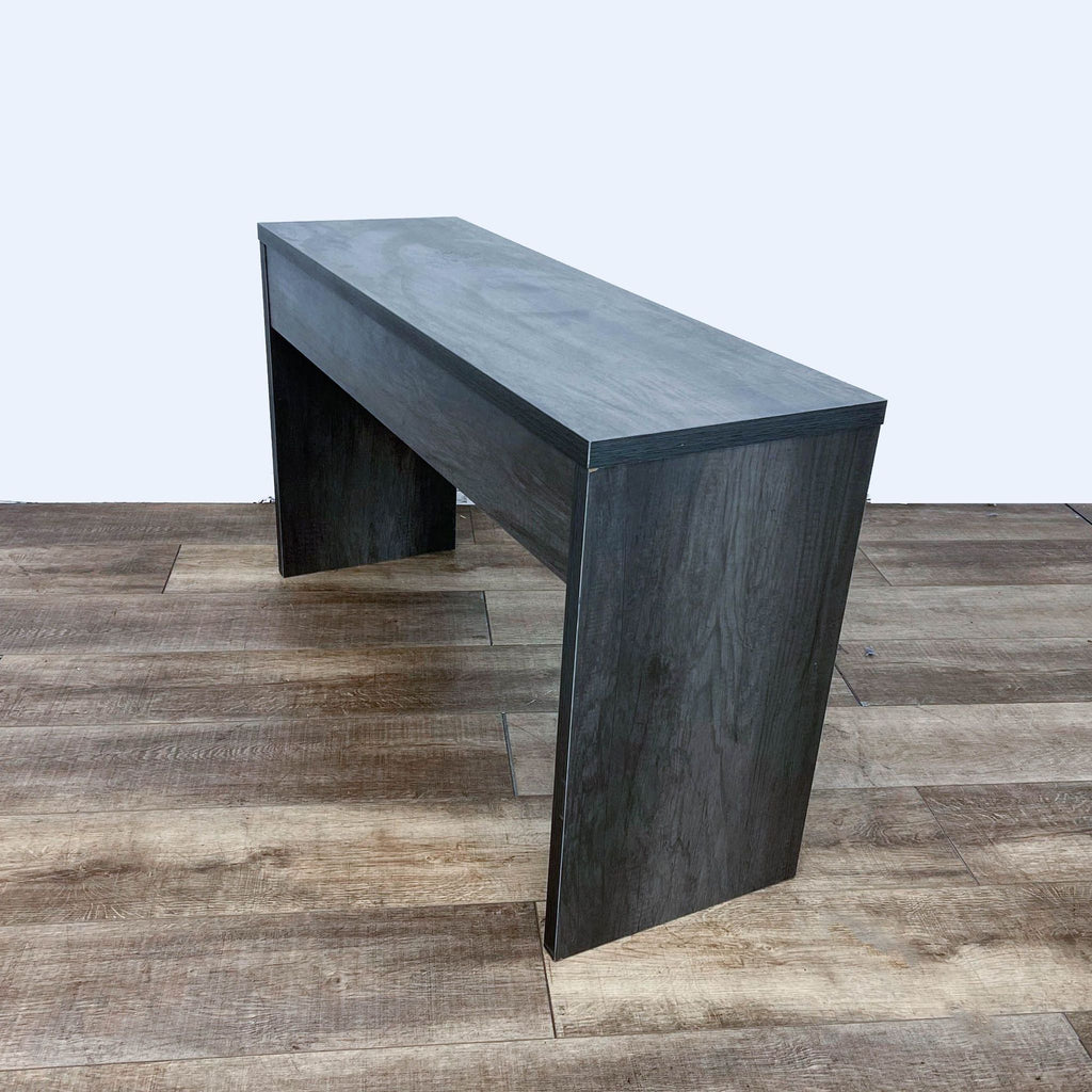 Wood Waterfall Console Table