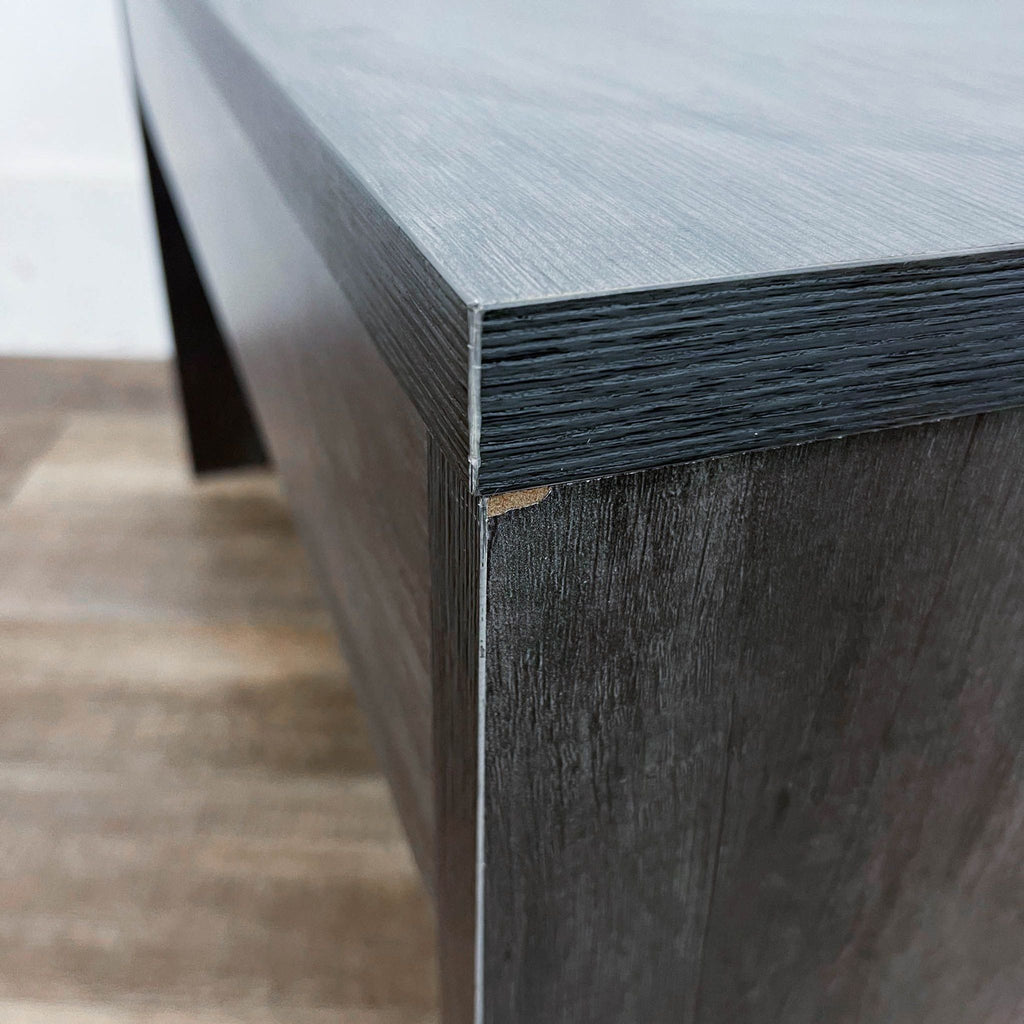 Wood Waterfall Console Table