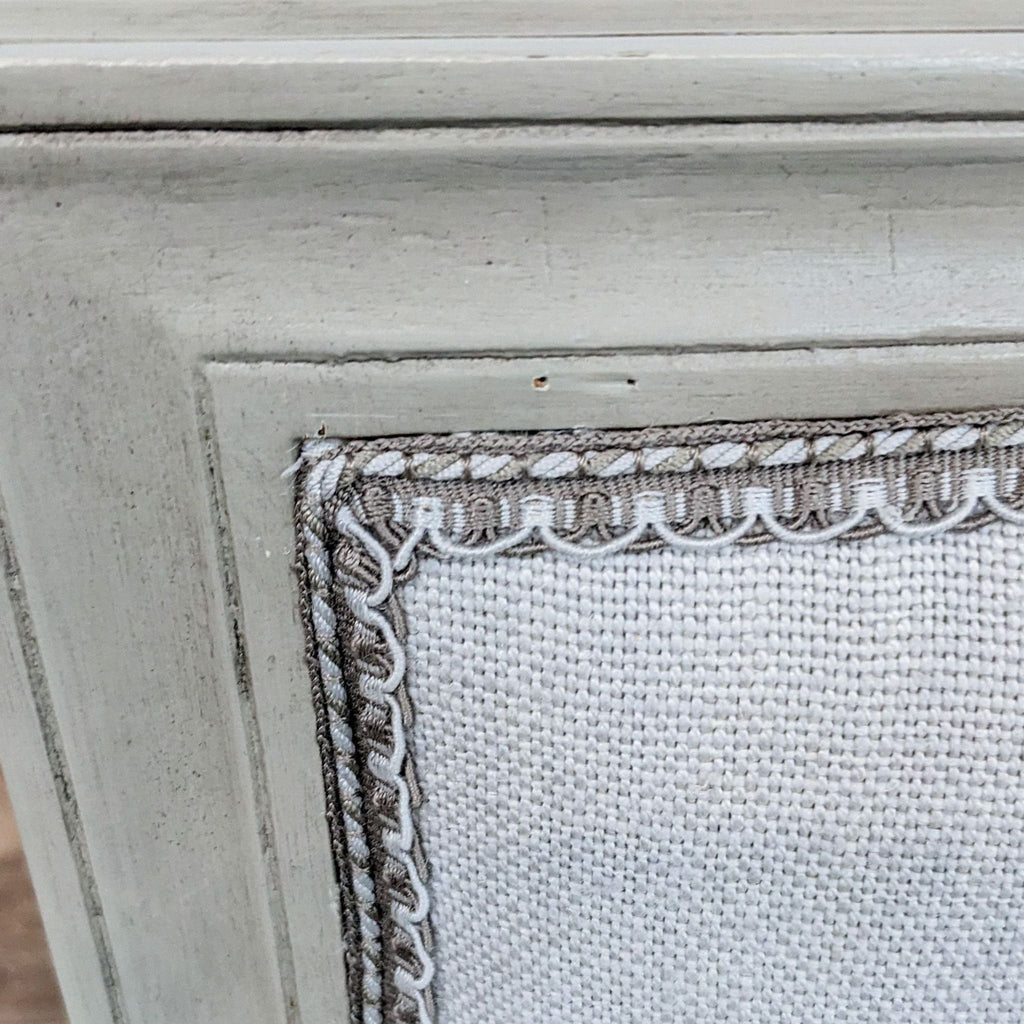 French Country Style Upholstered Side Chair