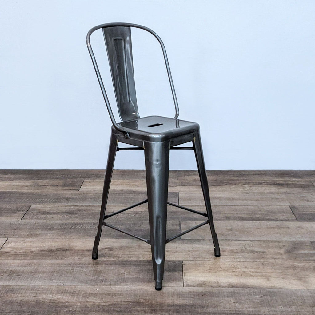 Tolix High Back Industrial Style Stool