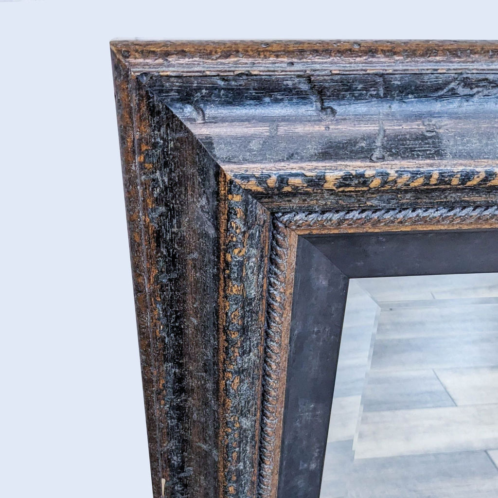 Art & Frame Co Rectangular Wall Mirror with Dark Wooden Frame