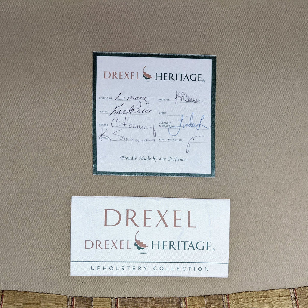 Drexel Heritage Upholstered Wingback Chair