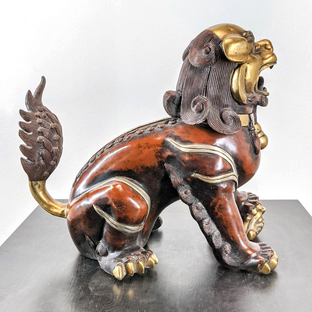 Chinese Foo Dog/Lion Statue Pair