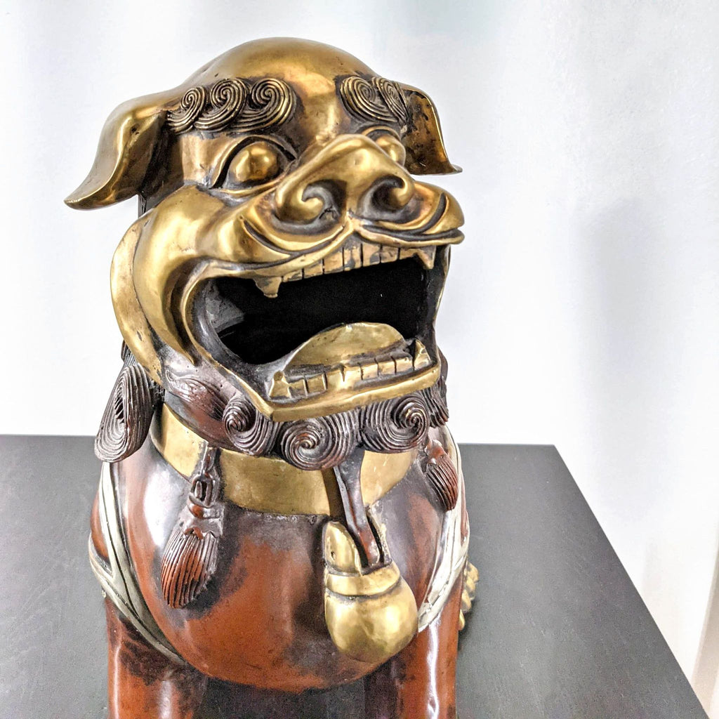 Chinese Foo Dog/Lion Statue Pair