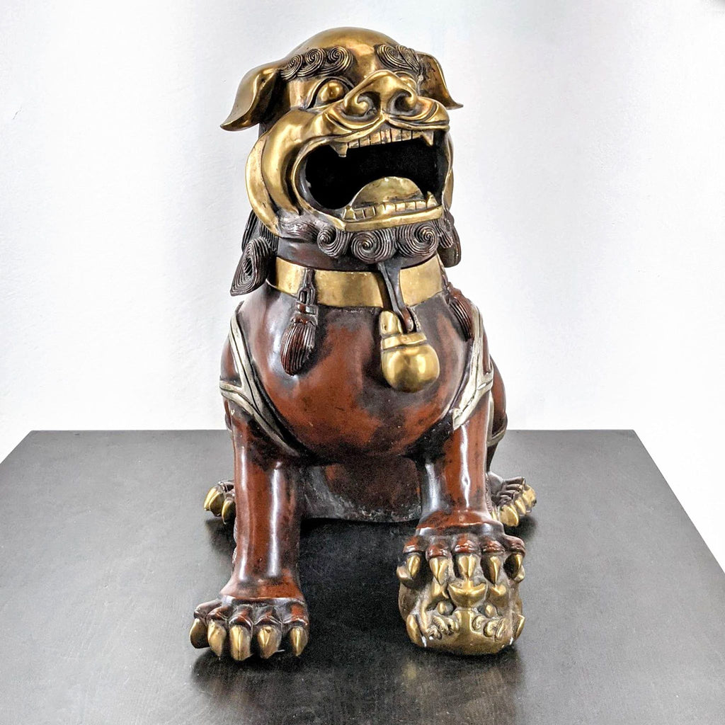 Chinese Foo Dog/Lion Statue Pair