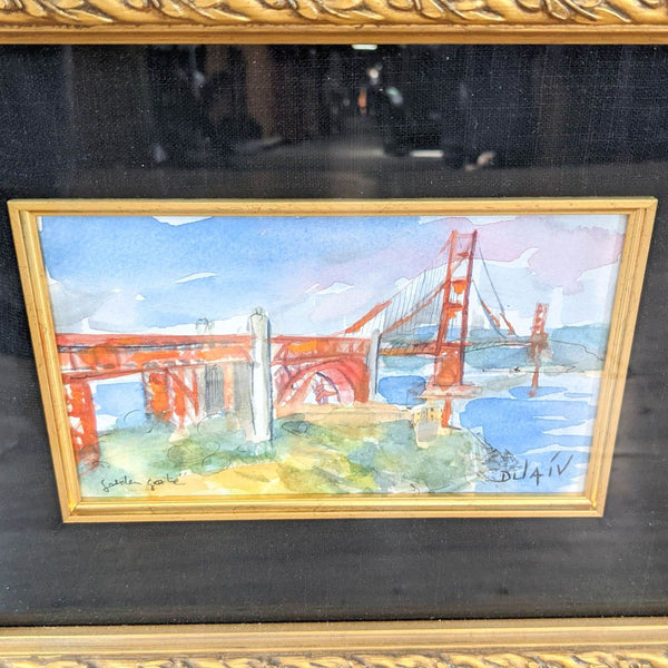 "Golden Gate" Watercolor on Paper