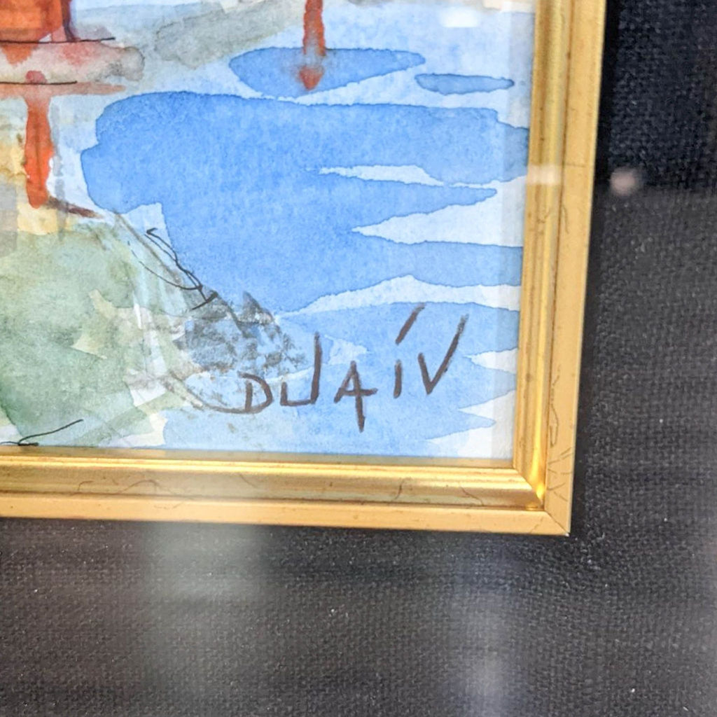 "Golden Gate" Watercolor on Paper by Duaiv